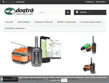 Tablet Screenshot of dogtra.es