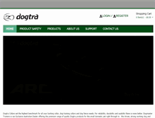Tablet Screenshot of dogtra.com.au